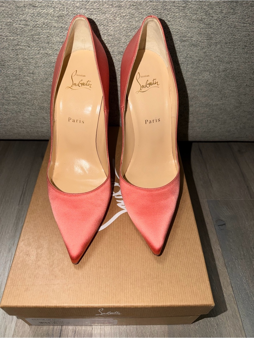 Christian Louboutin So Kate 120 Satin Charlotte Pink Pumps Size 40.5